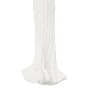 フリルデザインリボンカーデ