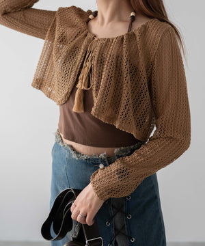 ブラウン　モデル：155㎝　F着用