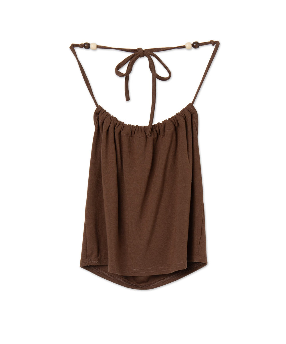 ビーズデザインキャミSETメッシュカーデ