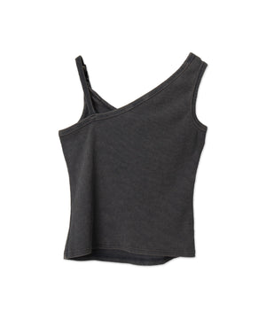 ショルダーストラップラインストーンタンク