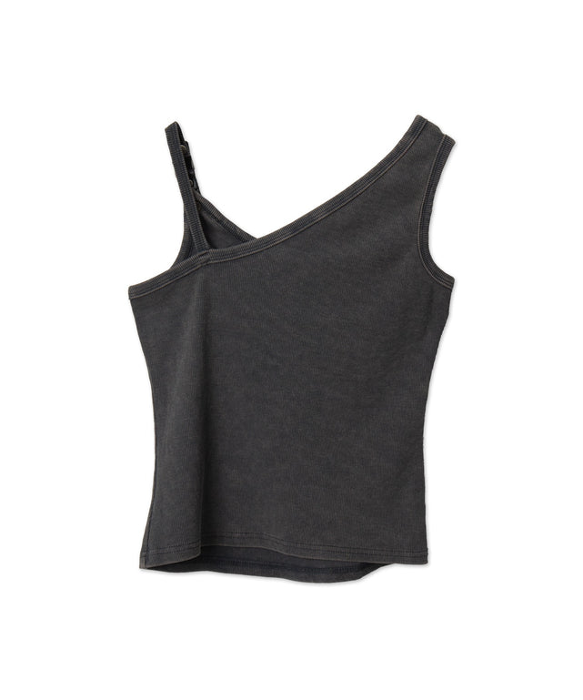 ショルダーストラップラインストーンタンク