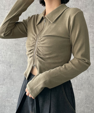 カーキ　モデル:155cm F着用