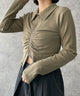 カーキ　モデル:155cm F着用