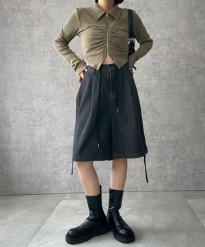カーキ　モデル:155cm F着用