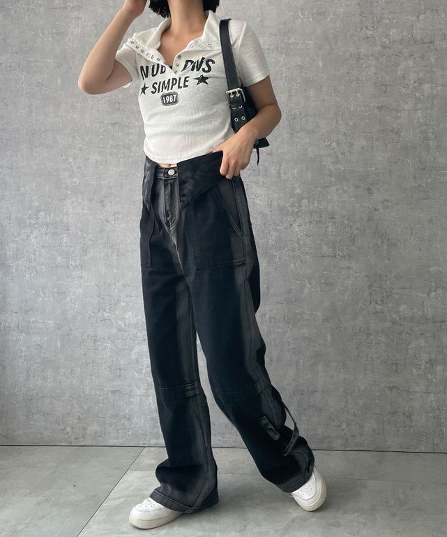 ブラック　モデル:155cm M着用