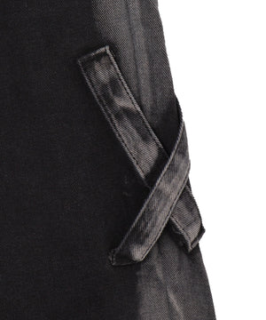 ウエストロールダウン2ラインデニム