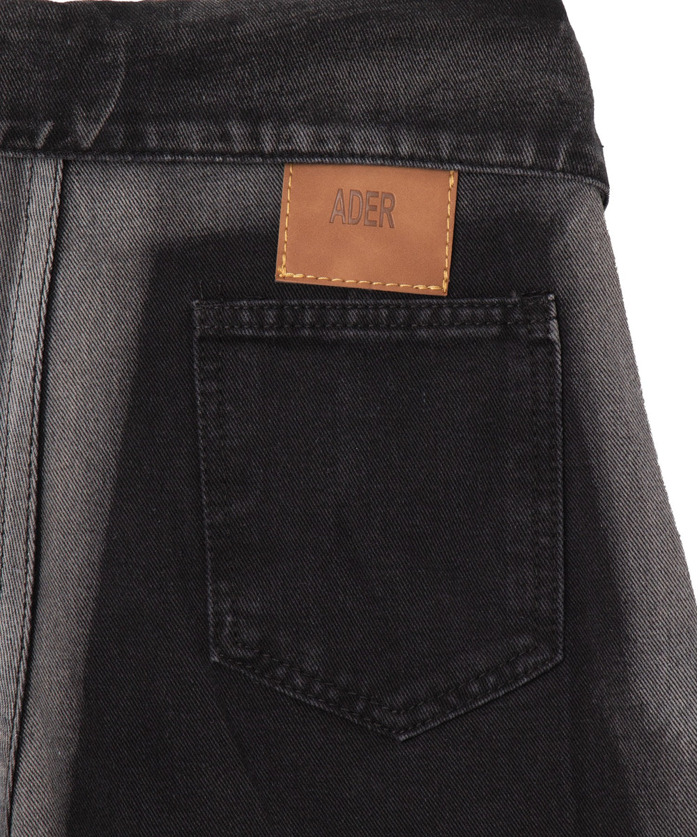 ウエストロールダウン2ラインデニム