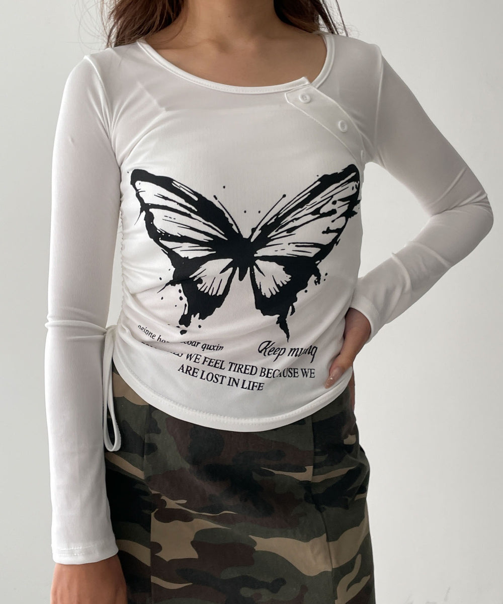 ホワイト　モデル:155cm F着用