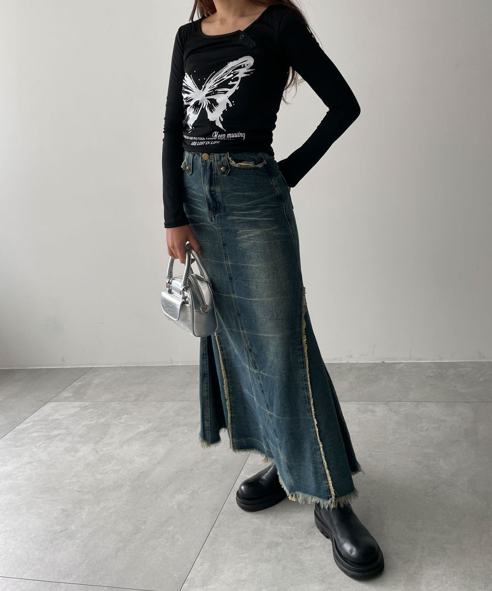 ブラック　モデル:155cm F着用