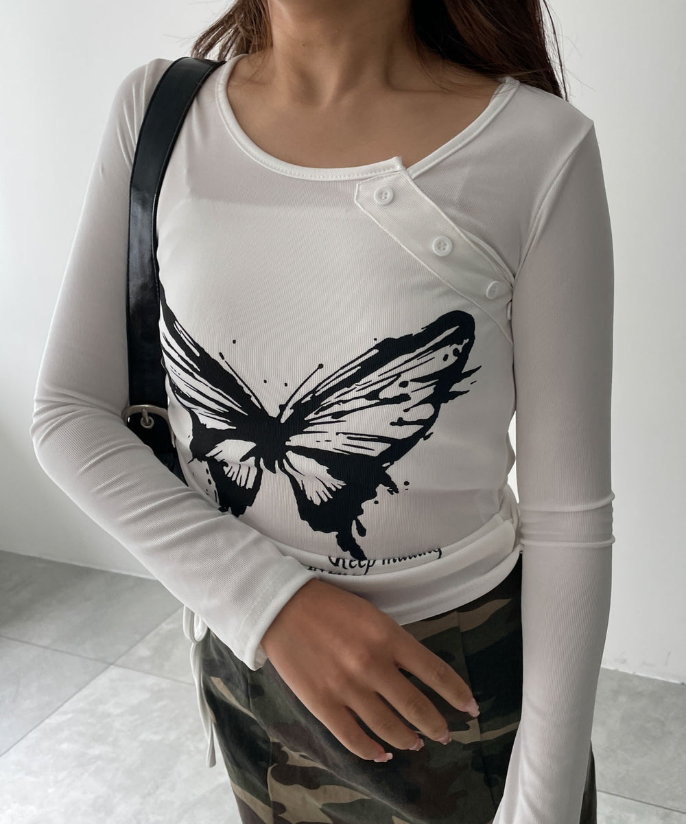 ホワイト　モデル:155cm F着用