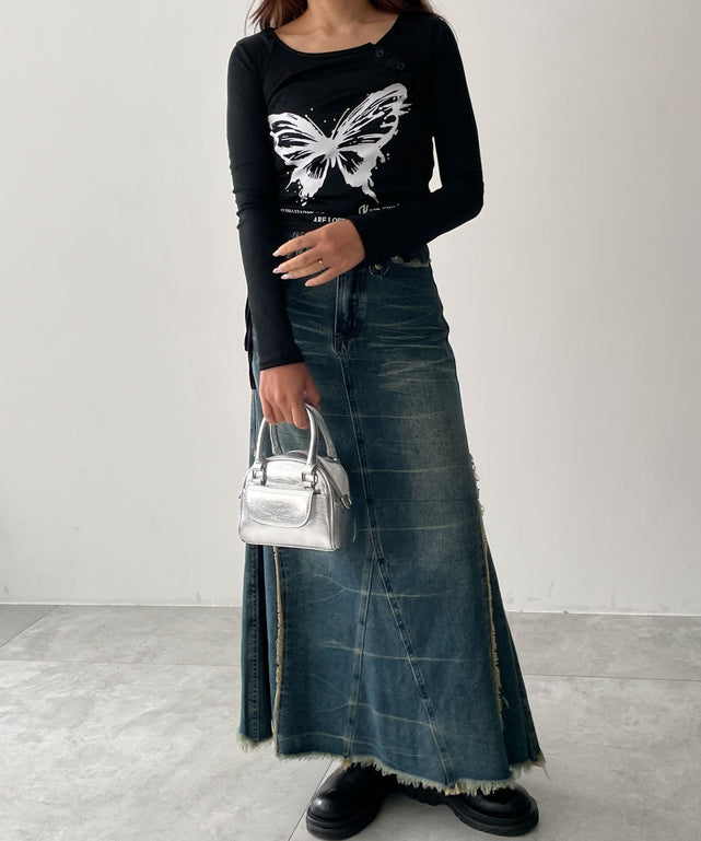 ブラック　モデル:155cm F着用