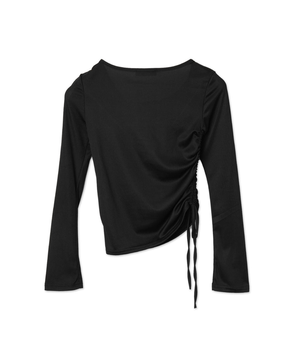 バタフライマルチデザインスリーブロンT