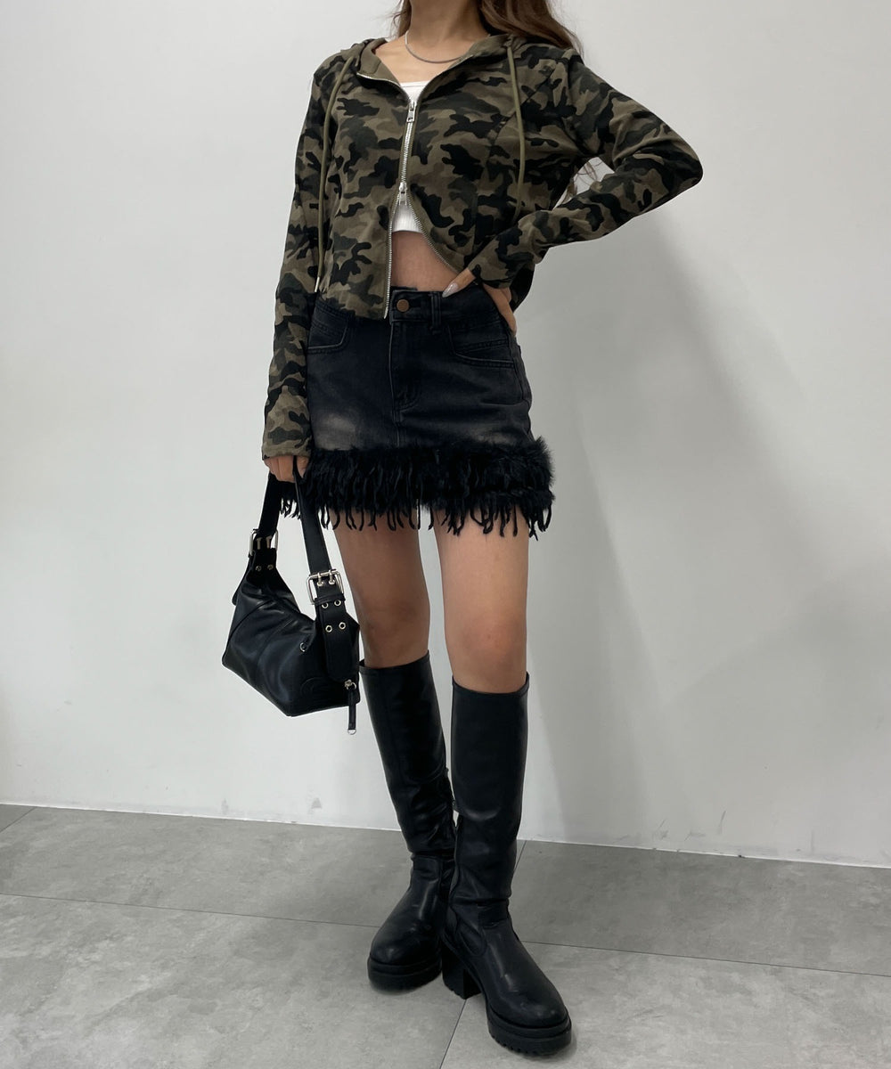 ブラック　モデル:155cm F着用