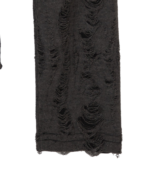 サイドギャザースターダメージトップス