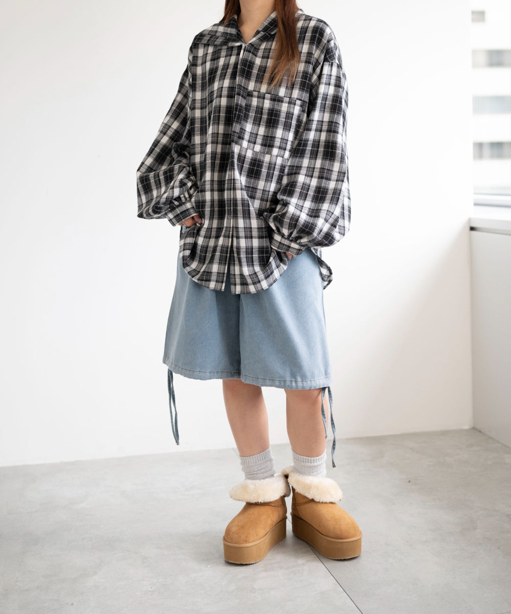 ブラック　モデル:155cm F着用