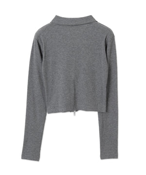 WジップナンバリングロゴロンT