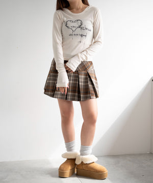 ホワイト 　モデル:155cm F着用