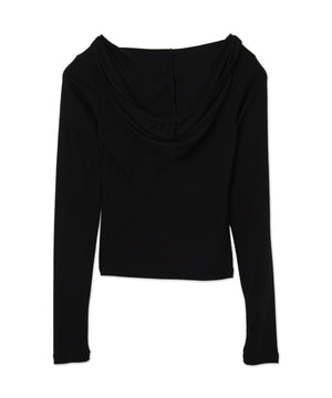 ハートグラフィックフードトップス