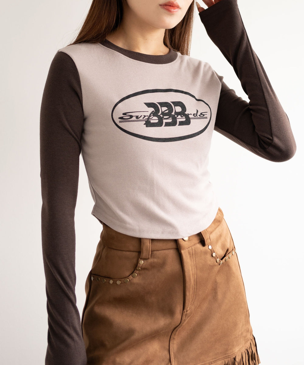 ブラウン　モデル:155cm F着用