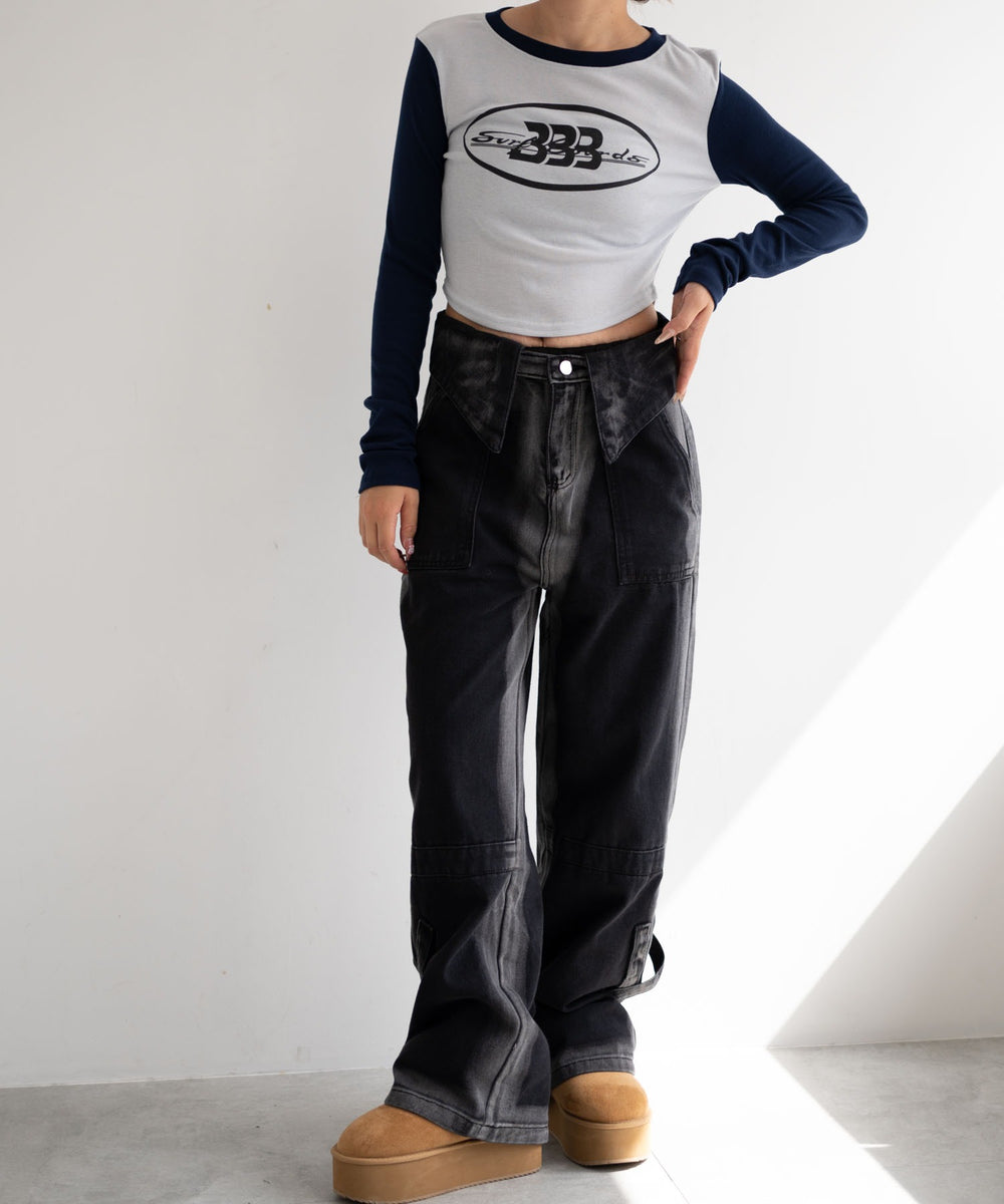 ネイビー　モデル:155cm F着用