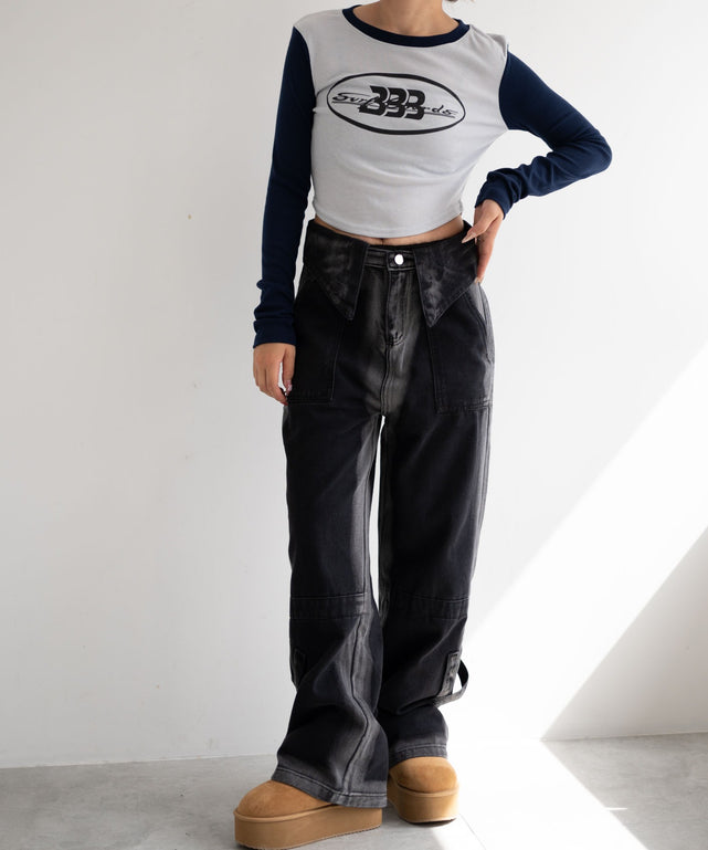 ネイビー　モデル:155cm F着用