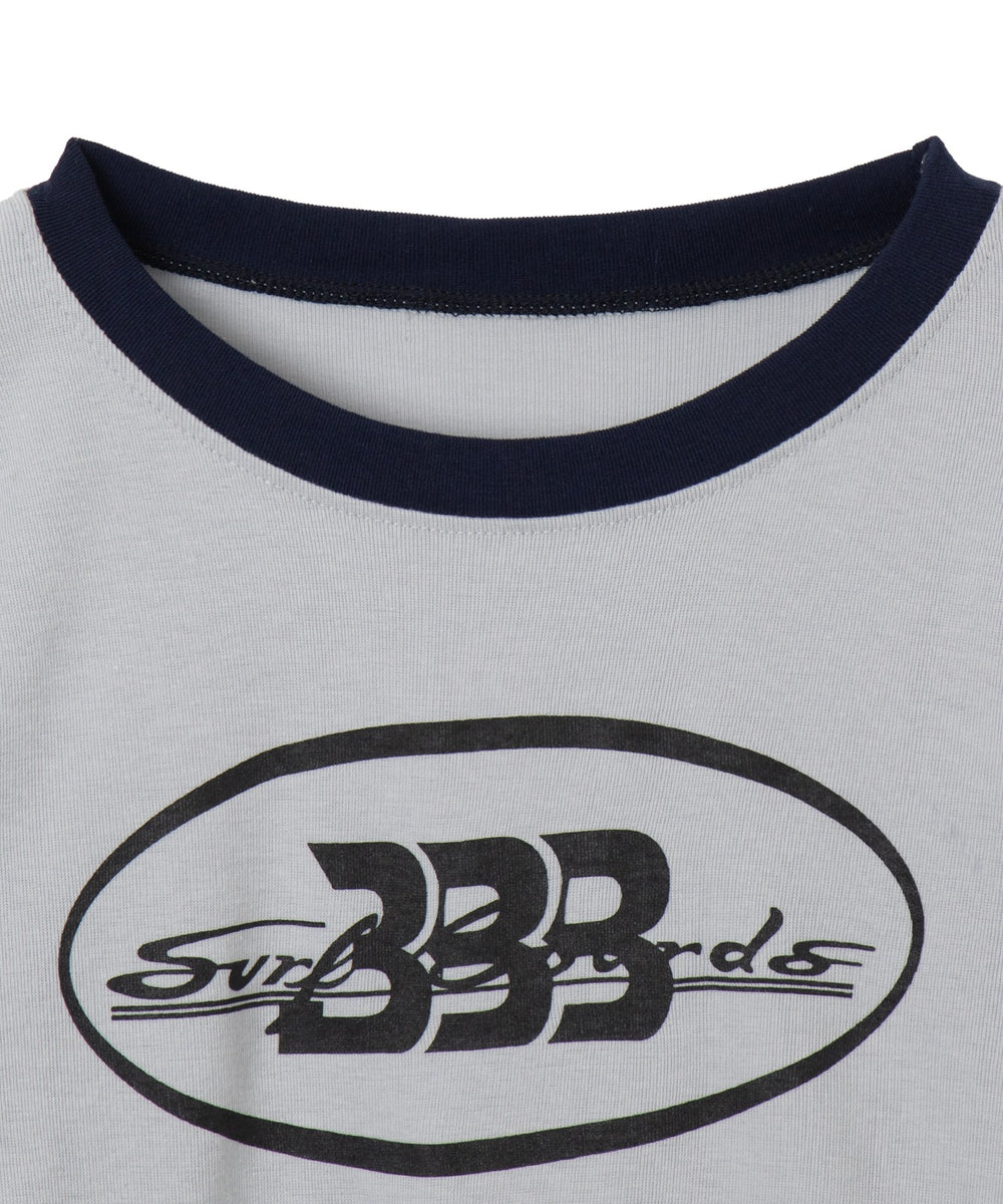 BBB2トーンカラースリーブトップス