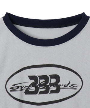 BBB2トーンカラースリーブトップス