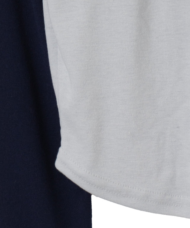 BBB2トーンカラースリーブトップス