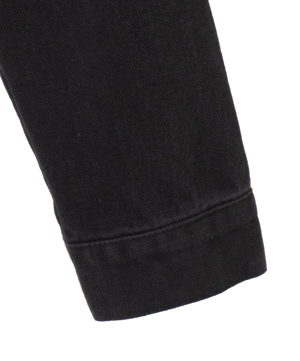 Wジップクロップドバイカーデニムジャケット