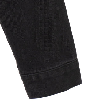 Wジップクロップドバイカーデニムジャケット