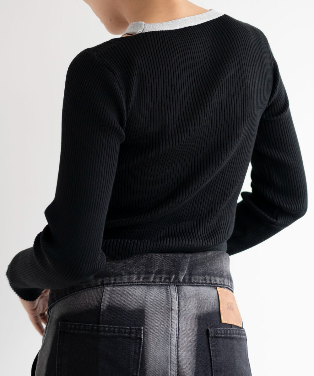 ブラック　モデル:155cm F着用