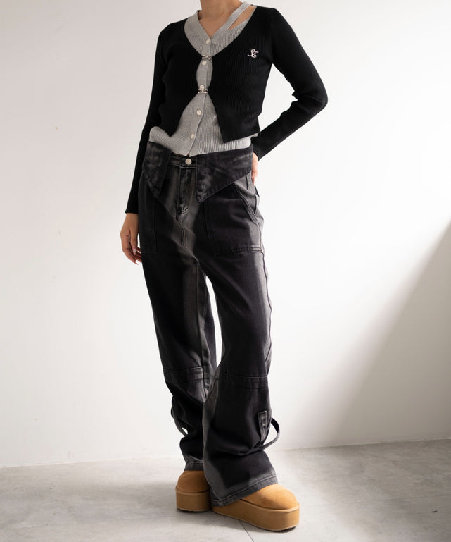 ブラック　モデル:155cm F着用