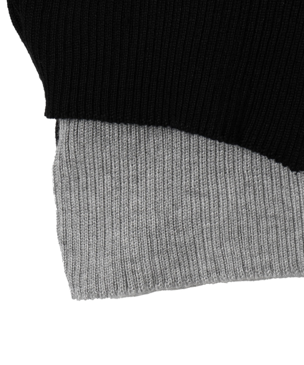 ブローチ付きフロントフックカーデイガン