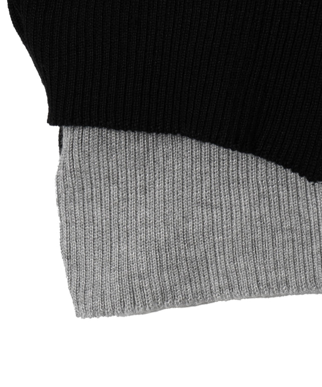 ブローチ付きフロントフックカーデイガン