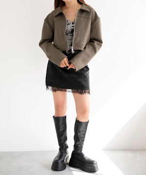 カーキ　モデル:155cm F着用