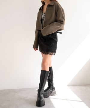 カーキ　モデル:155cm F着用