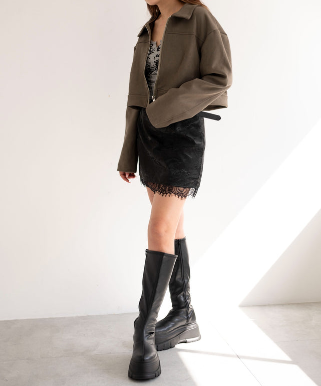 カーキ　モデル:155cm F着用