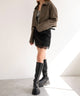 カーキ　モデル:155cm F着用