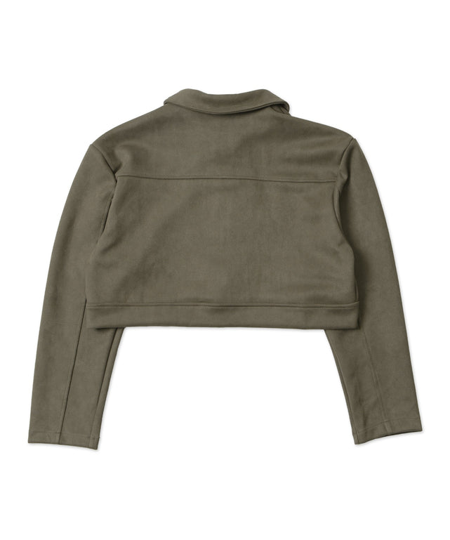 起毛PUブルゾン