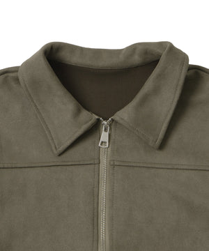 起毛PUブルゾン