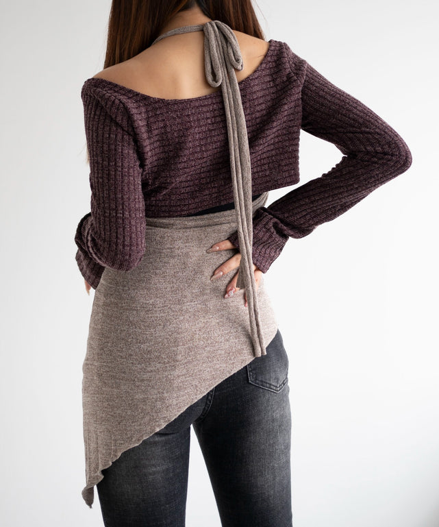 ワイン　モデル:155cm F着用