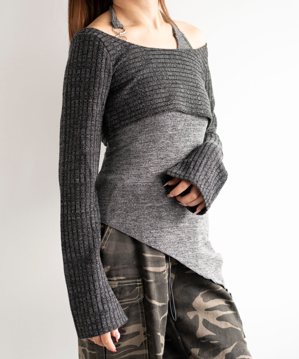 チャコール　モデル:155cm F着用