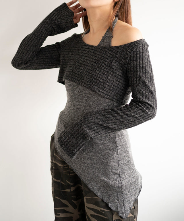 チャコール　モデル:155cm F着用