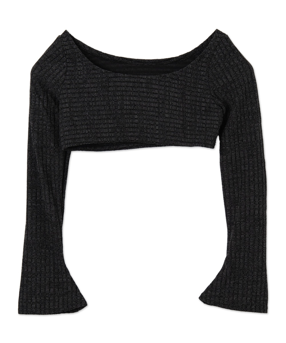 チェーンホルターネックSETスラブニット