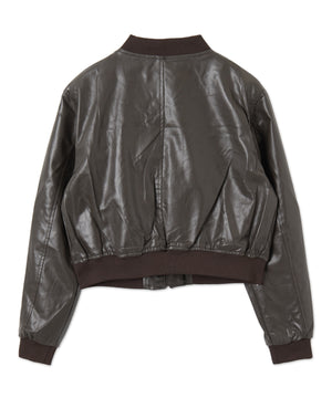 ヴィンテージPUボンバージャケット