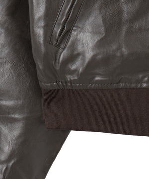 ヴィンテージPUボンバージャケット