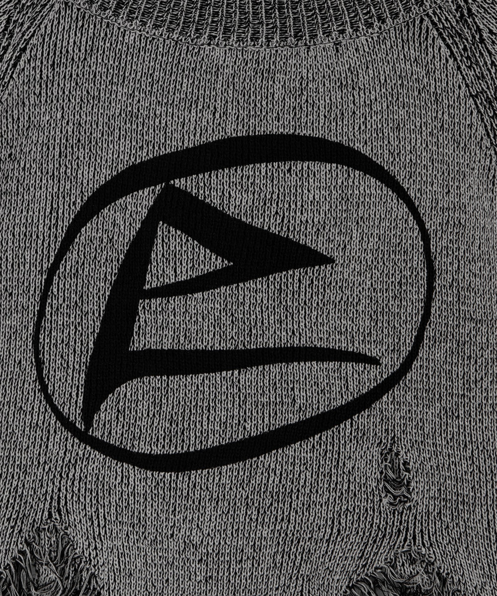 フリンジクロップドニット