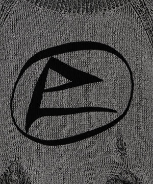 フリンジクロップドニット