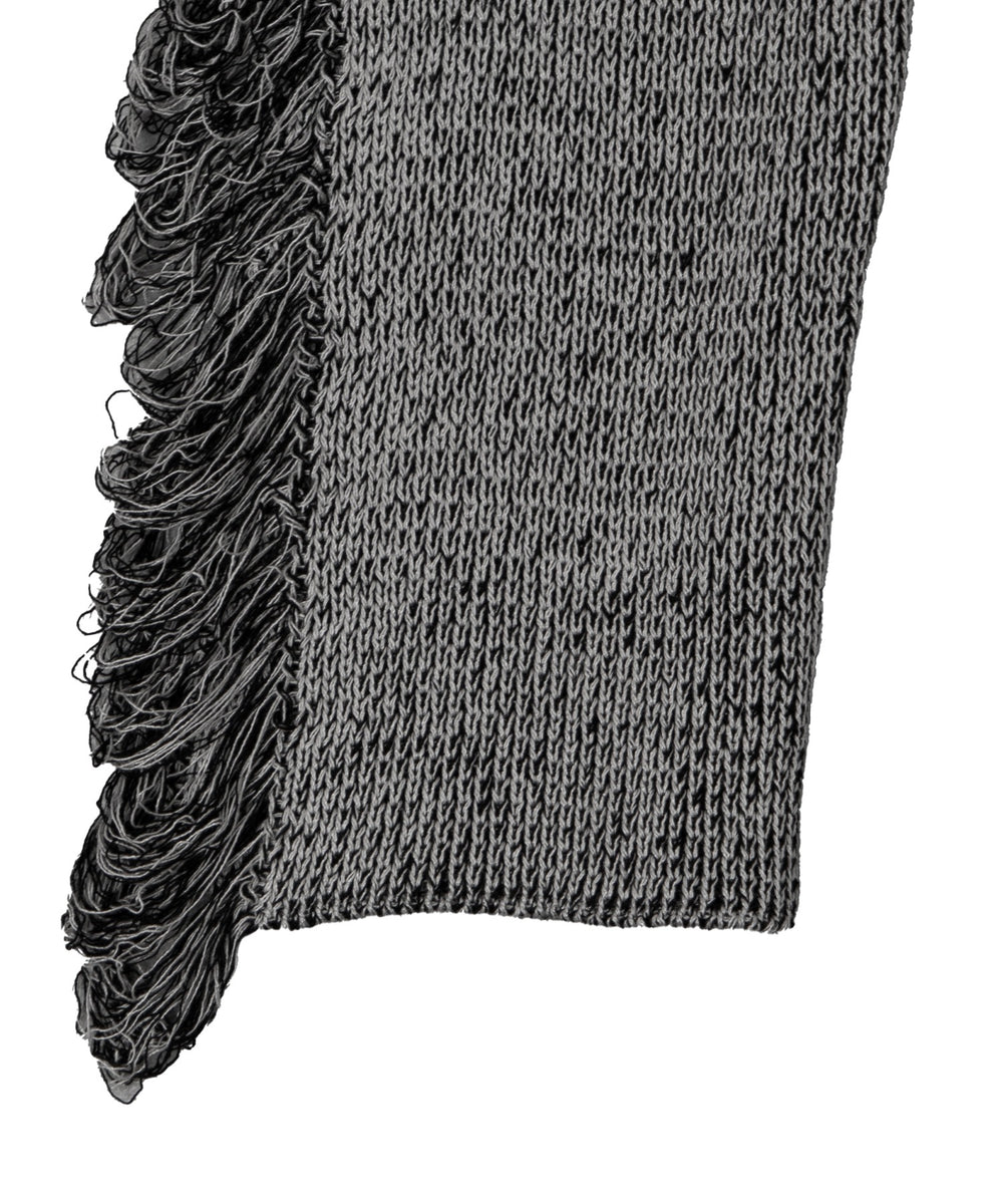 フリンジクロップドニット