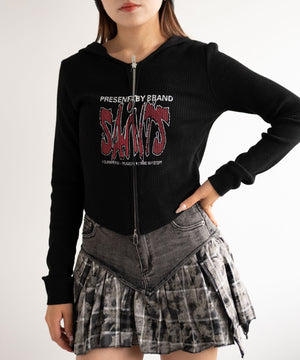 ブラック　モデル:155cm F着用